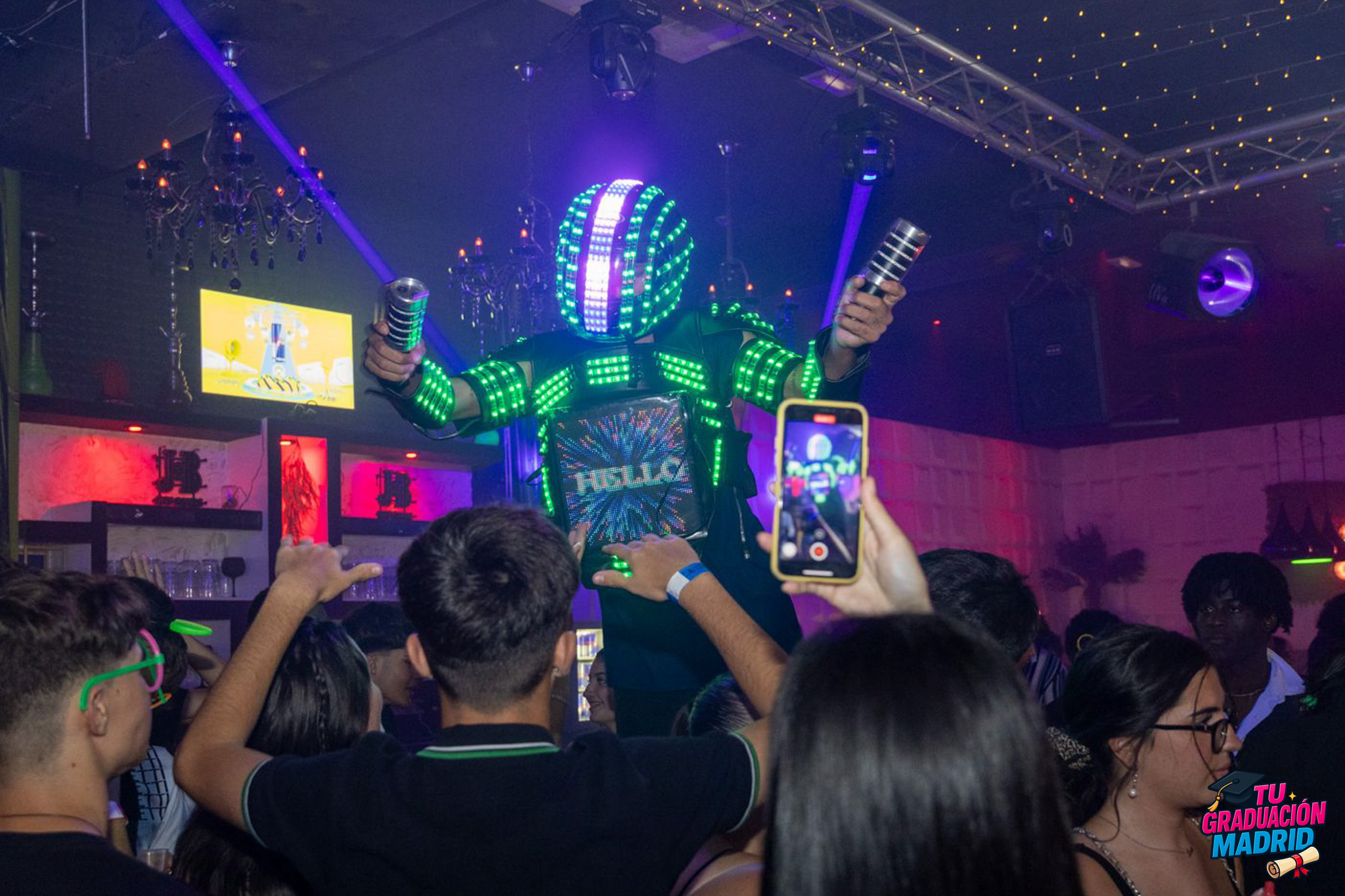 Graduación en discoteca en Madrid